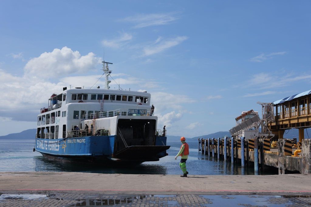 A Starlite Pacific ferry docked at the Batangas Port